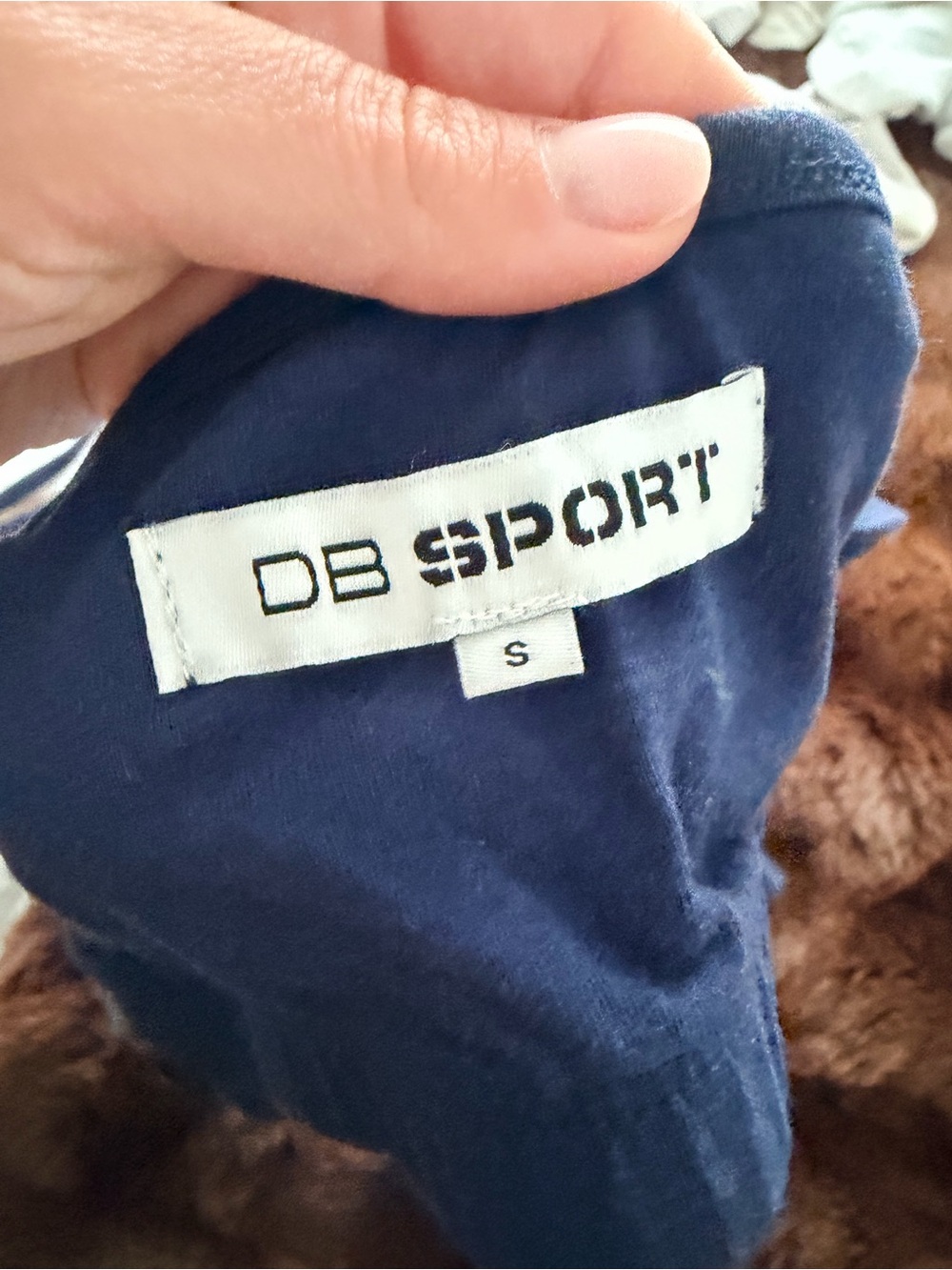 DB Sport Blue Plaid Tank Top - Picture 3 of 3